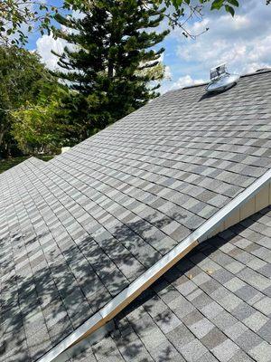 Roof repaired