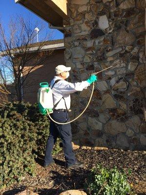 Our pest control technician Gary