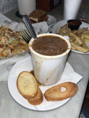 SOUP OF THE DAY: French onion soup