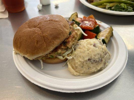 Salmon Burger