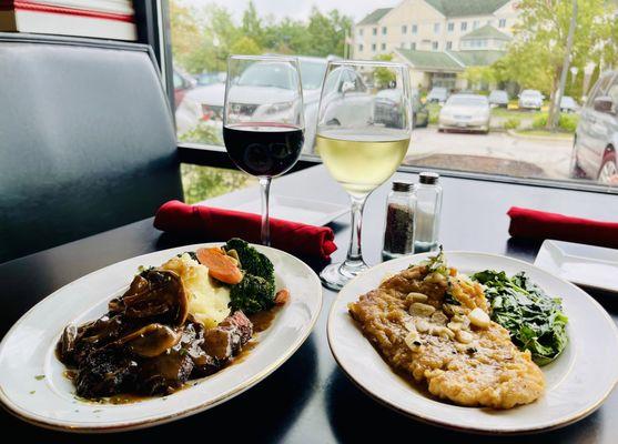 Coffee Filet Mignon & Chicken Francese