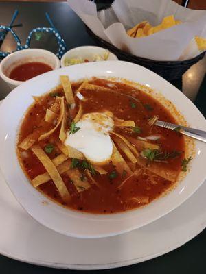 Chicken Tortilla soup.