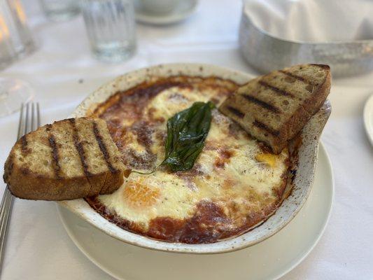 Eggs Parmigiana