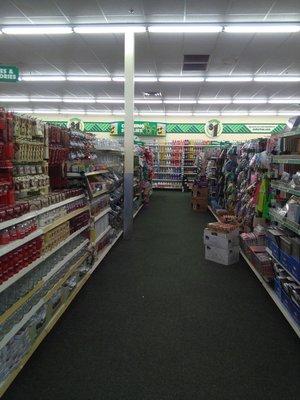 Aisles of dollar items