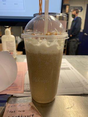 Carmel frappe