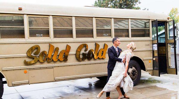 Most fun wedding transportation and alternative to Charter bus !