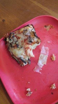 Do not eat here! My dad found a used, clear band-aid in his mushroom and cheese deep deep dish pizza after a few bites in!