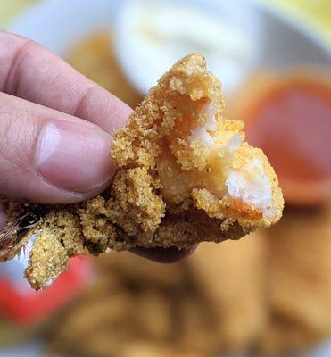 Cornmeal-fried Prawn