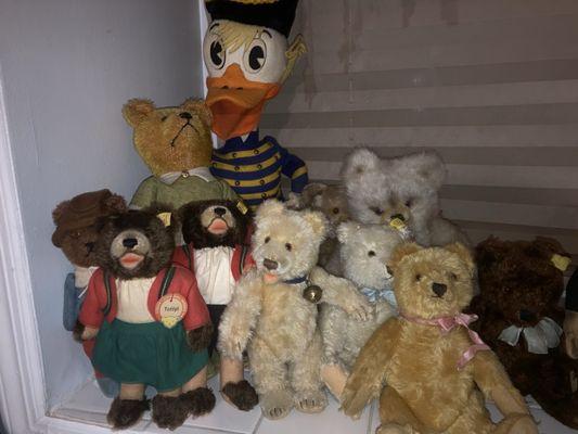 A menagerie of rare steiff, teddy bears