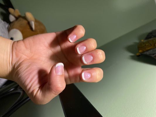 French manicure, gel