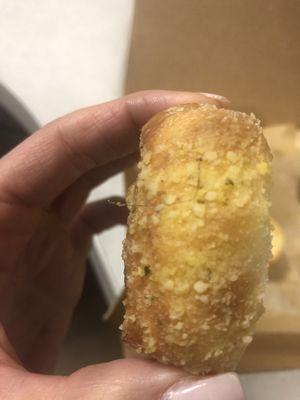 Hair baked into my garlic bites