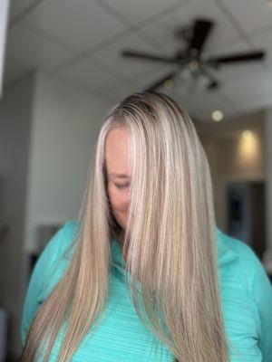 Balayage Blonde Highlights