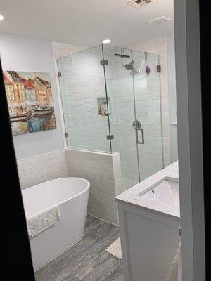 Master bathroom total remodel