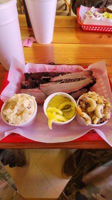 Combo Plate: Brisket & Pork Ribs