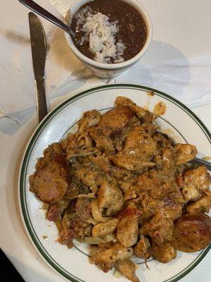 Cajun Pasta with Red Beans and Rice