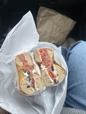 Lox Nova w/ cream cheese