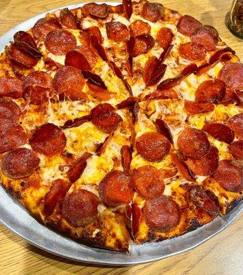 Pepperoni pizza. Yum!