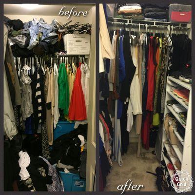 CLOSET ORGANIZING