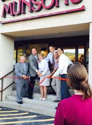 Grand opening at Munsons chocolates  Being involved in the community is something we value.