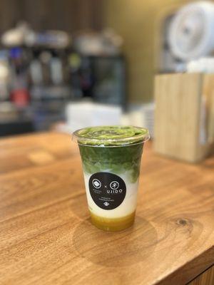 Mango Matcha latte