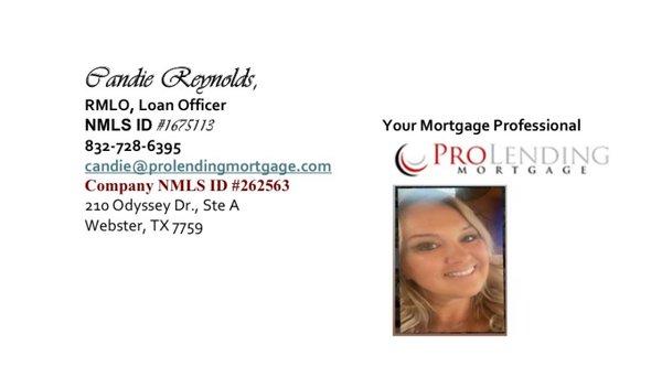 Thank you for trusting me as your Mortgage Professional.