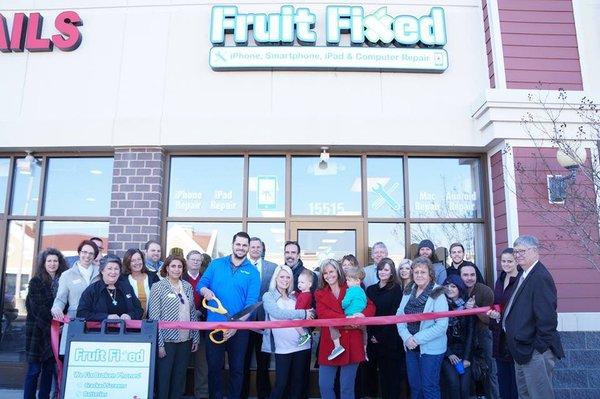 Our ribbon cutting with the Chesterfield Chamber of Commerce!