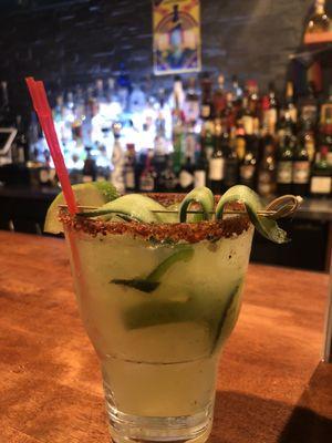 Jalapeño Cucumber Margarita.