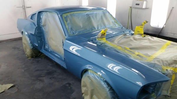 68' Mustang Fastback Complete paint job