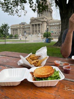 BLT and The Bourgeois fries