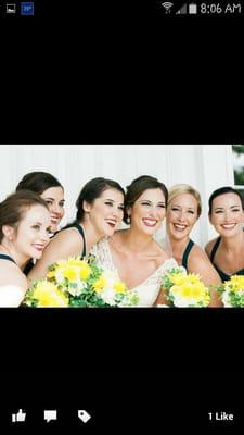 We love all of our brides and the party!