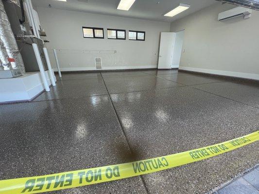 Industrial epoxy floor