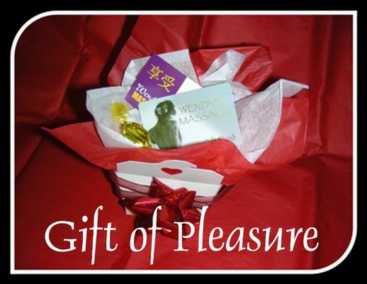 One of our 'Gift of Pleasure' creations for your loved ones!