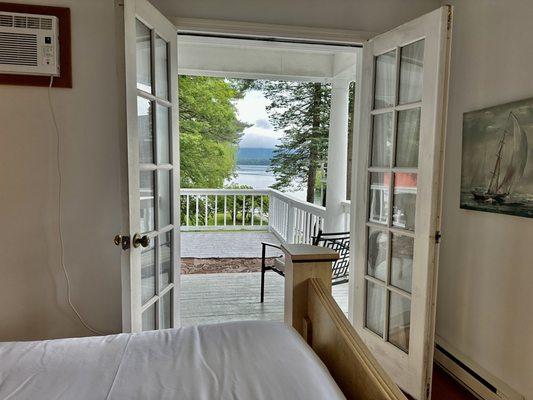 Lake view from master bedroom