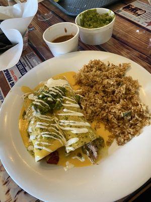 Verde enchiladas