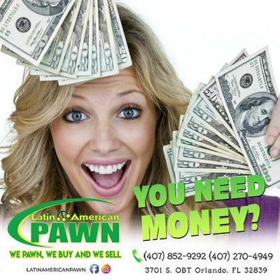 We have the lowest pawn interest rates in Orlando. With us there is no credit check or loan that is too big or too small for us. Call us or