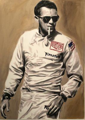 McQueen 19x27 original Painting