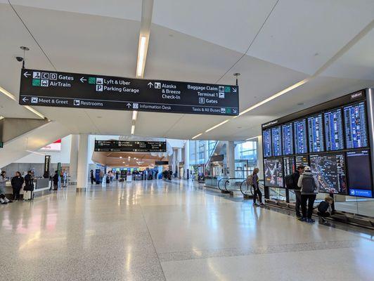 Inside Terminal 2 Departures.