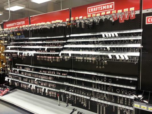 Craftsman hand tools bought here have a lifetime warranty