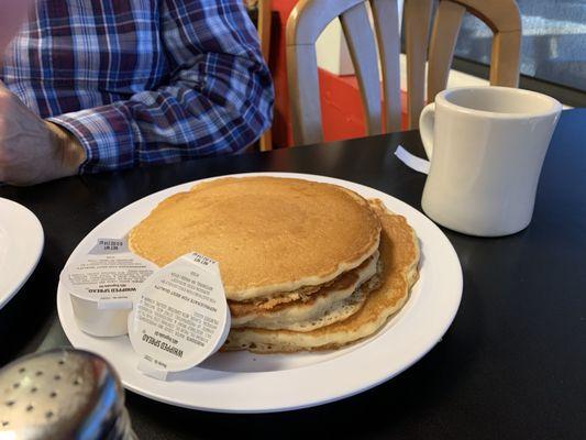 Pancake platter; single order