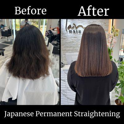 Japanese permanent straightening