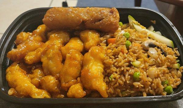 Honey Garlic Chicken meal