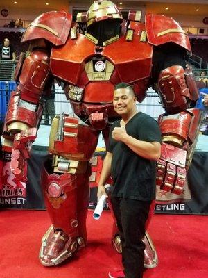 With Hulkbuster