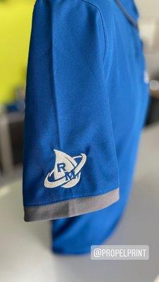 Custom apparel embroidery