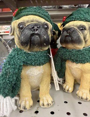 Cute dog Christmas decorations