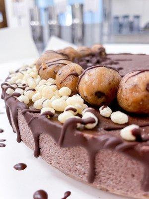 Chocolate cookie dough cake