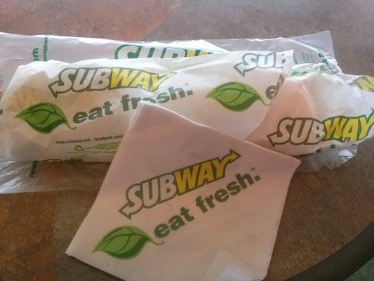 Subway....eat fresh.