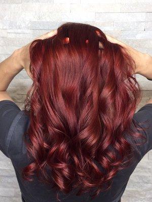 Winter Reds, cut and style.