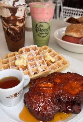 3. Carolina Style Chicken and Waffes