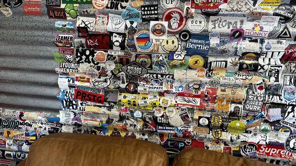 Sticker wall