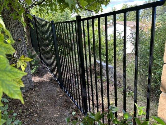 2-Rail Aluminum Fence